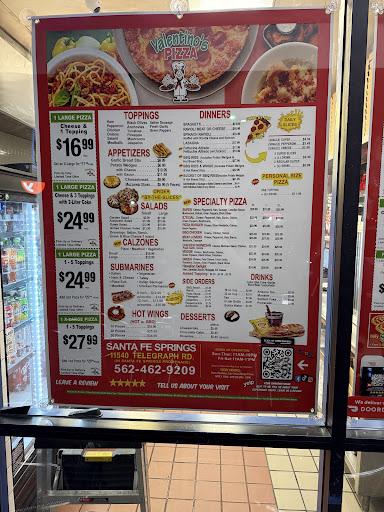 Valentino's Menu image 8